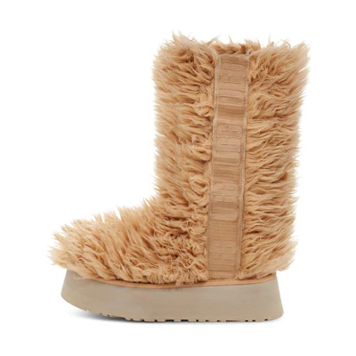 (W) UGG Sustainable Fluff Momma Tall Boot 'Oat'