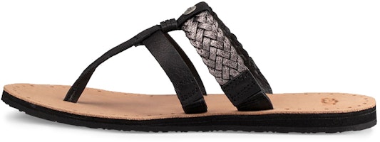 (Women) UGG T-Strap Sandal 'Black' 1018781-BLK (Women) UGG T-Strap Sandal 'Black' 1018781-BLK