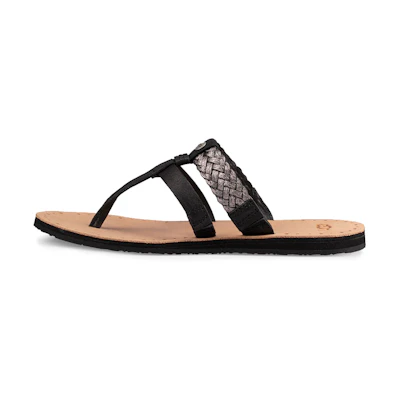 (W) UGG T-Strap Sandal 'Black'