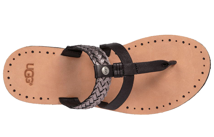 Shop (Women) UGG T-Strap Sandal 'Black' 1018781-BLK