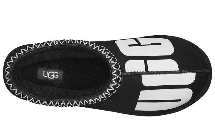 Shop UGG TASMAN CHOPD 女款 黑色棉布鞋