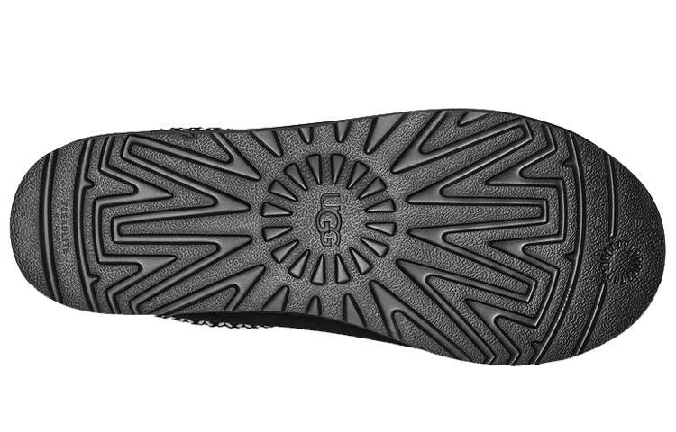 Purchase UGG TASMAN CHOPD 女款 黑色棉布鞋
