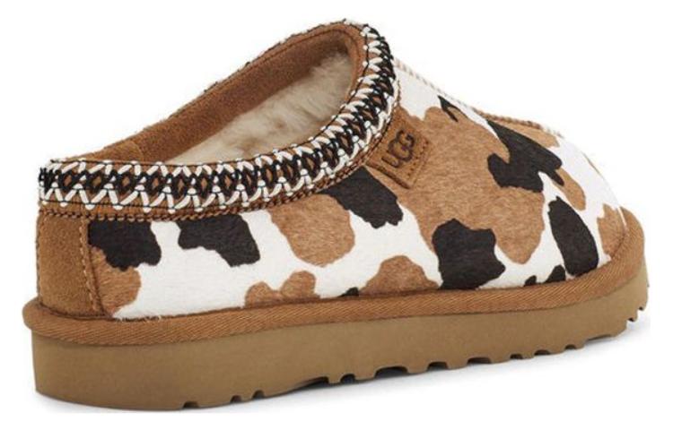 (W) UGG Tasman Slipper Cow Print Chestnut 圖 3