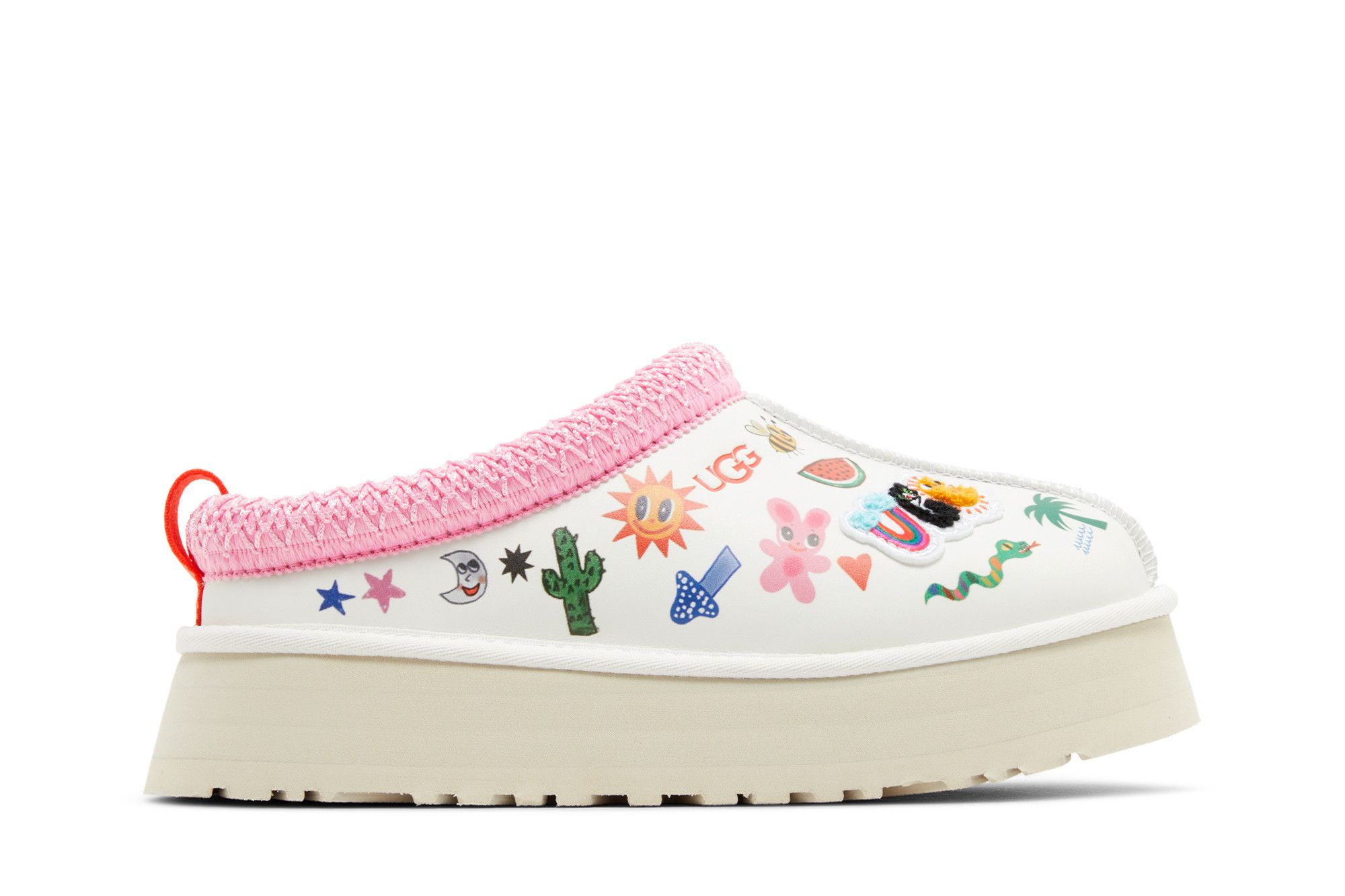 (Women) UGG Tazz Slipper 'Pop Sketch' 1155751-WHT