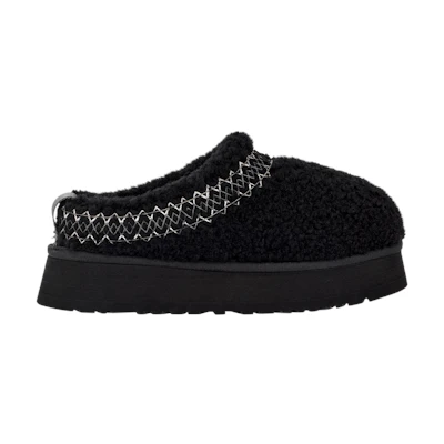 (W) UGG Tazz Slipper Heritage Braid Black