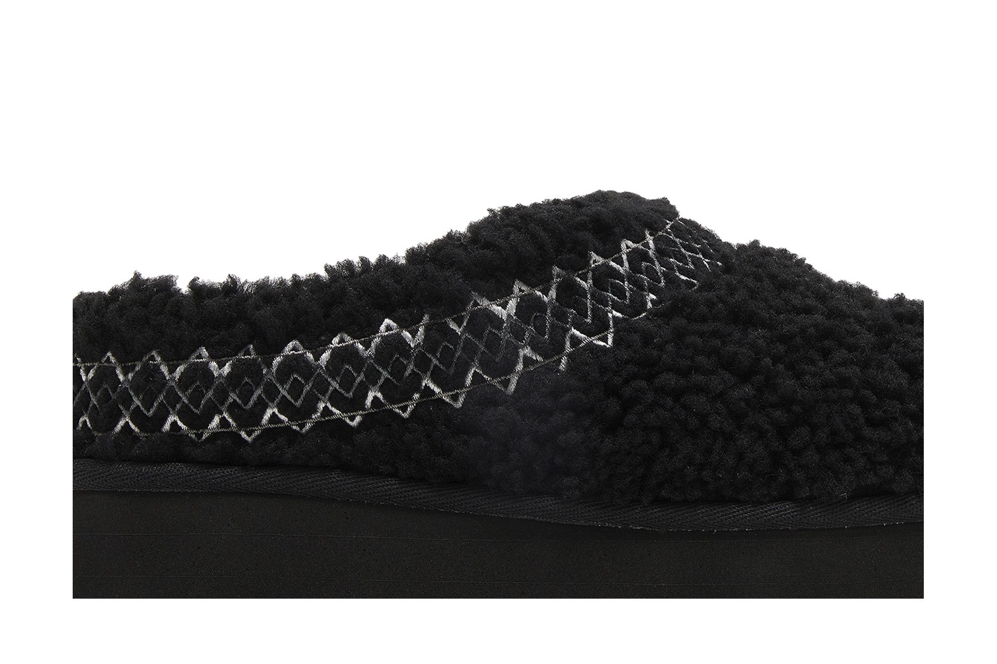 Order (W) UGG Tazz Slipper Heritage Geflochten Schwarz 1143976-BLK