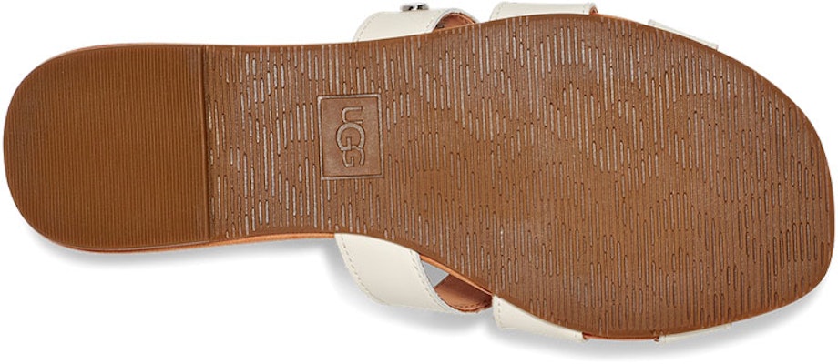 UGG Teague 平底時尚涼拖 女款 米白 Details for UGG Teague 平底時尚涼拖 女款 米白