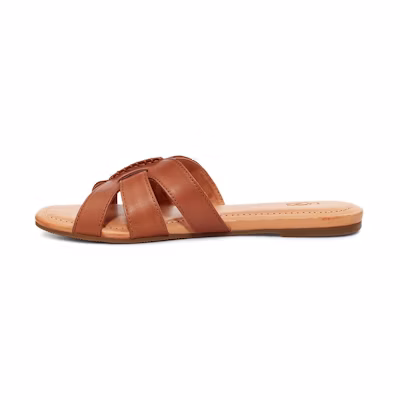 (W) UGG Teague Brown Slippers