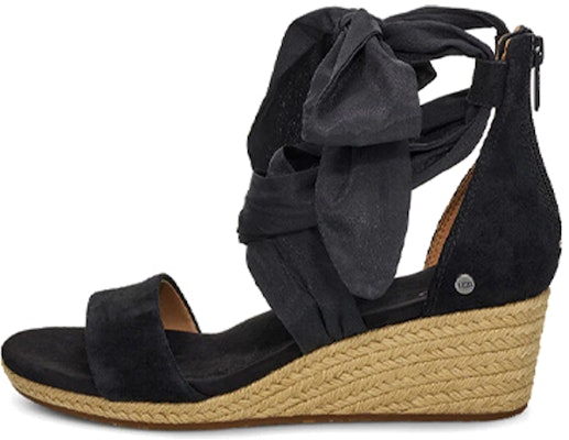 (Women) UGG Trina Wedge 'Black Fashion Pointed Comfort Sport Sandal' 1099693-BLK Buy (Women) UGG Trina Wedge 'Black Fashion Pointed Comfort Sport Sandal' 1099693-BLK