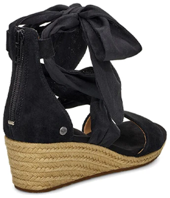 (W) UGG Trina Wedge 'Sandalia Negra de Moda Cómoda con Punta y Estilo Deportivo' 1099693-BLK Purchase (W) UGG Trina Wedge 'Sandalia Negra de Moda Cómoda con Punta y Estilo Deportivo' 1099693-BLK