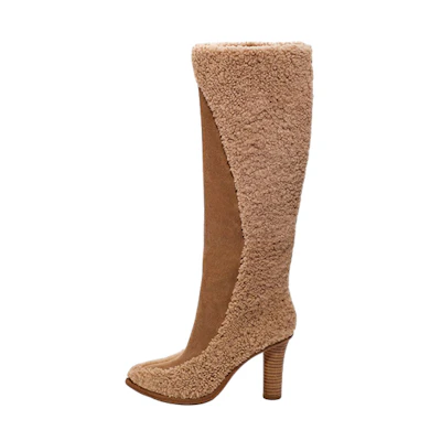(W) UGG Tschabalala Self High Boot 'Elegant Brown Leather'