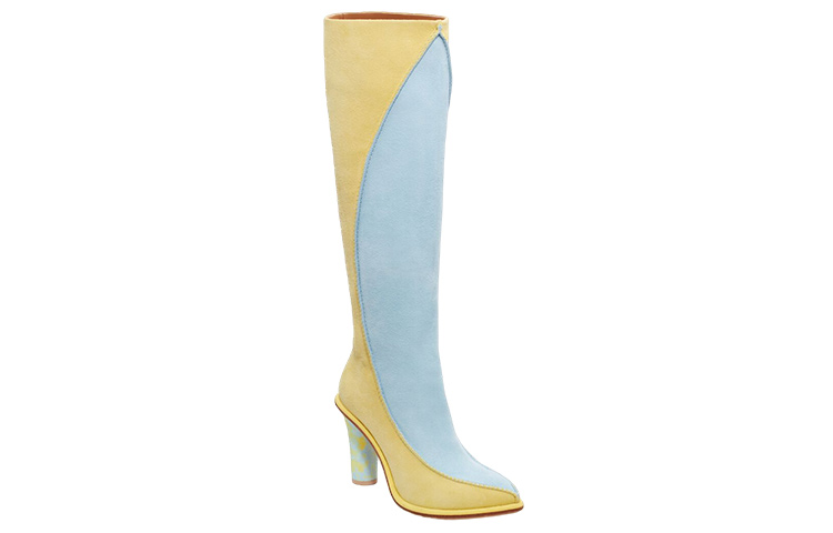 (W) UGG Tschabalala Self Tall Boot 'Yellow Blue Contrast' 圖 2
