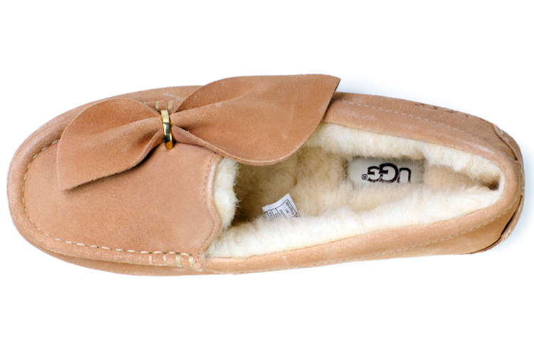 Shop (W) UGG Classic豆豆鞋 '栗色蝴蝶结' 1099927-CHE