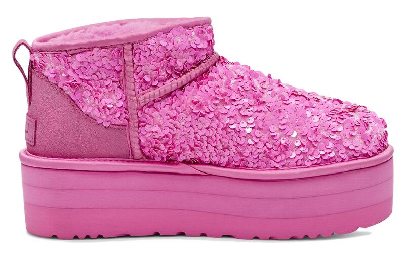 (W) UGG Ultra Mini Chunky Sequin Boot 'Pink' 圖 2