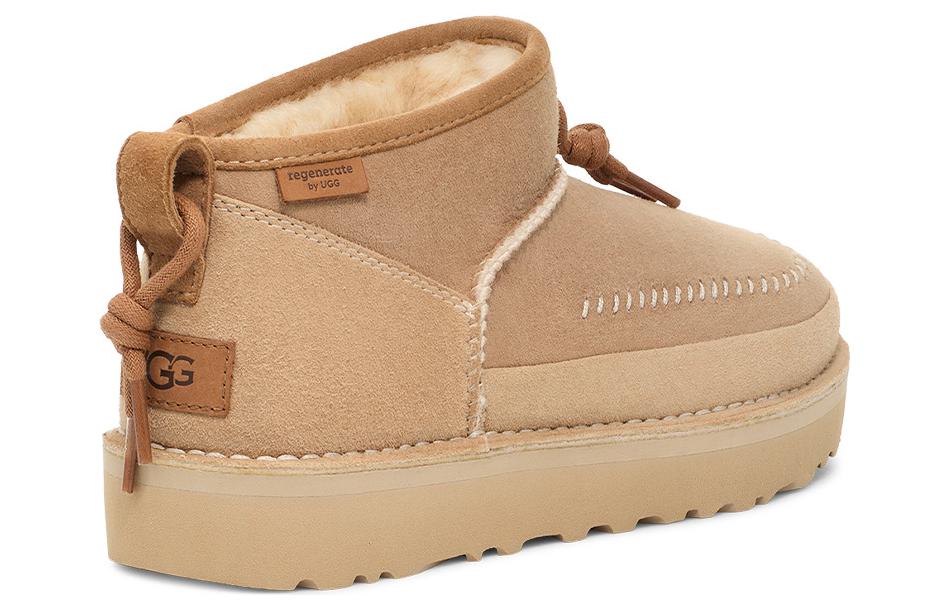 Purchase (W) UGG Ultra Mini Crafted Regenerate Boots Sand Pria Wanita 1152953-SAN