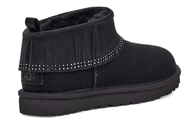 (W) UGG Ultra Mini Fringe Bling 'Black' 圖 5