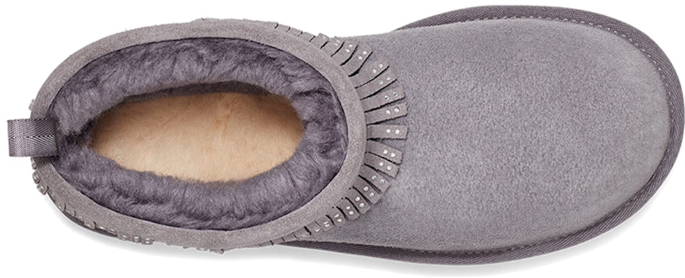 (W) UGG Ultra Mini Fringe Bling 'Ungu Kelabu' 1121576-SHA Shop (W) UGG Ultra Mini Fringe Bling 'Ungu Kelabu' 1121576-SHA