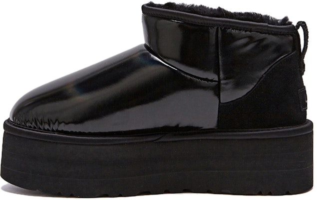 (W) UGG 울트라 미니 플랫폼 샤인 블랙 부츠 1144048-BLK Buy (W) UGG 울트라 미니 플랫폼 샤인 블랙 부츠 1144048-BLK