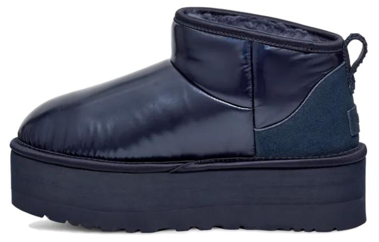 (Women) UGG Ultra Mini Platform Hi Shine Boot Navy Iridescent 1144048-NIRD