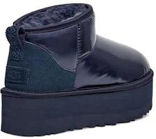 Shop (女士)UGG 極迷你厚底高光靴 海軍鑲彩 1144048-NIRD