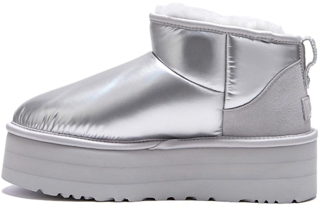 (女款)UGG 超迷你厚底高光靴 銀色 1144048-SLVR Buy (女款)UGG 超迷你厚底高光靴 銀色 1144048-SLVR