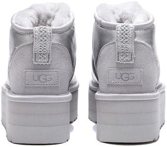 (女款)UGG 超迷你厚底高光靴 銀色 1144048-SLVR Purchase (女款)UGG 超迷你厚底高光靴 銀色 1144048-SLVR