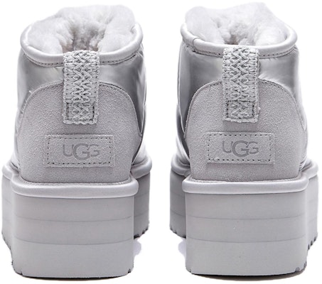 (Women) UGG Ultra Mini Platform Hi Shine Boot Silver 1144048-SLVR Purchase (Women) UGG Ultra Mini Platform Hi Shine Boot Silver 1144048-SLVR