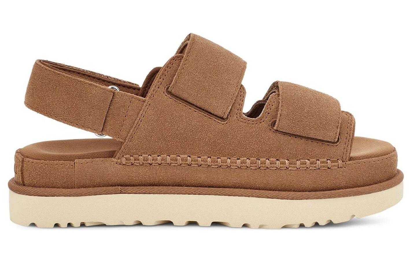 Order (W) Sandalia Casual UGG Velcro 'Chestnut' 1141493-CHE