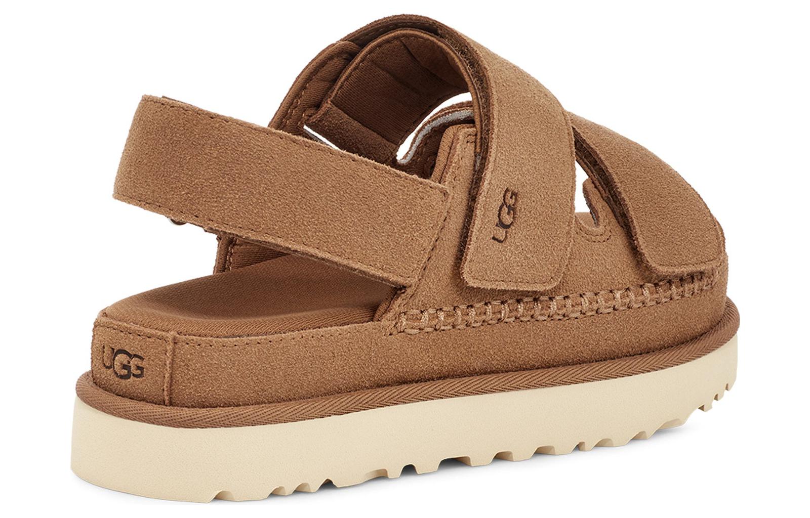 Shop (W) Sandalia Casual UGG Velcro 'Chestnut' 1141493-CHE