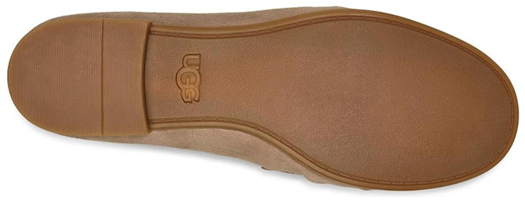 (W) UGG Vivian Metallic Loafer 'Amphora' Wanita Emas 1104713-AMP Details for (W) UGG Vivian Metallic Loafer 'Amphora' Wanita Emas 1104713-AMP