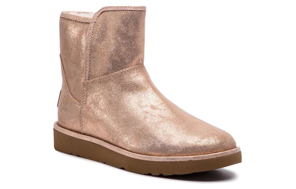 Lookbook UGG W Abree Mini Satardust 雪地靴 女款 棕黃色