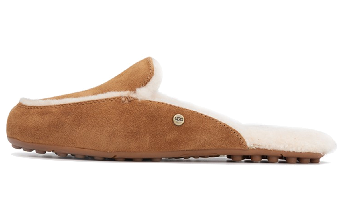 (Women) UGG W Lane 'Chestnut Fluffy Fashion Slide' 1020027-CHE