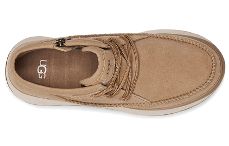 Shop UGG W Marin 舒適耐磨厚底休閒拉鍊短靴 女款 栗色