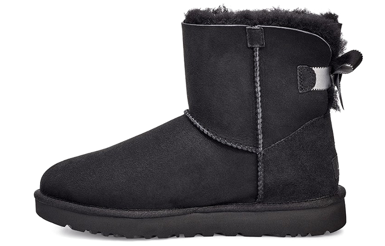Buy UGG W Mini Bailey Bow II Shimmer 雪地靴 女款 黑色