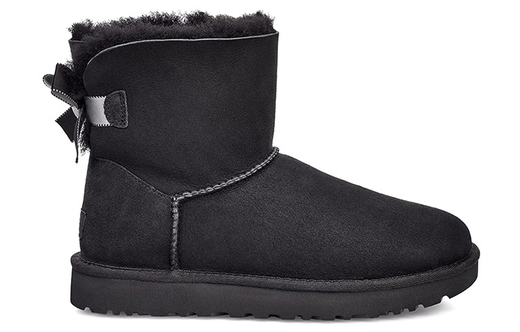 (W) UGG W Mini Bailey Bow II Shimmer Black 圖 2