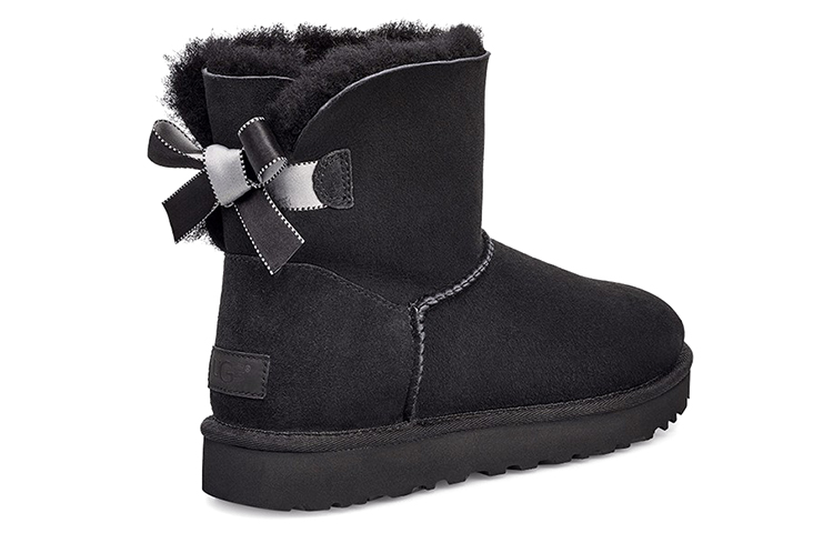 (W) UGG W Mini Bailey Bow II Shimmer Black 圖 3
