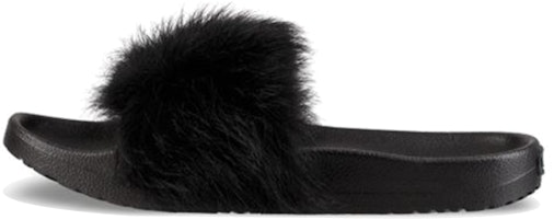 (Women) UGG W Royale 'Simple Comfort Furry Fashion Slide Black' 1018875-BLK (Women) UGG W Royale 'Simple Comfort Furry Fashion Slide Black' 1018875-BLK