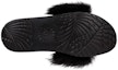 Purchase (W) UGG W Royale 'Selipar Fesyen Bulu Hitam' Nyaman Sederhana 1018875-BLK