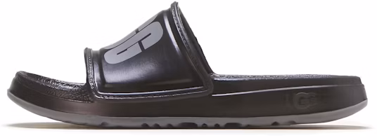 (Women) UGG Wilcox Slide Black Slippers 'White Black' 1113457-BLK (Women) UGG Wilcox Slide Black Slippers 'White Black' 1113457-BLK