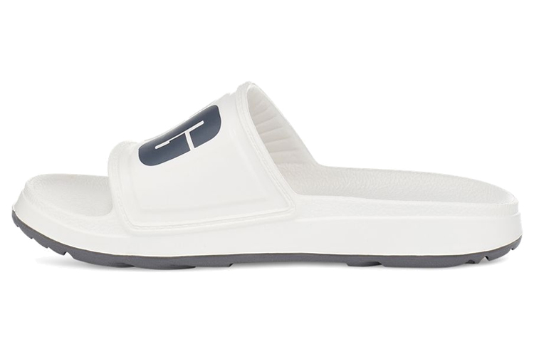 (Women) UGG Wilcox Slide Minimalistic Cozy Thick Sole White 1113457-WHT