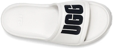 Shop (W) UGG Wilcox Slide Minimalis Selesa Tebal Tapak Putih 1113457-WHT