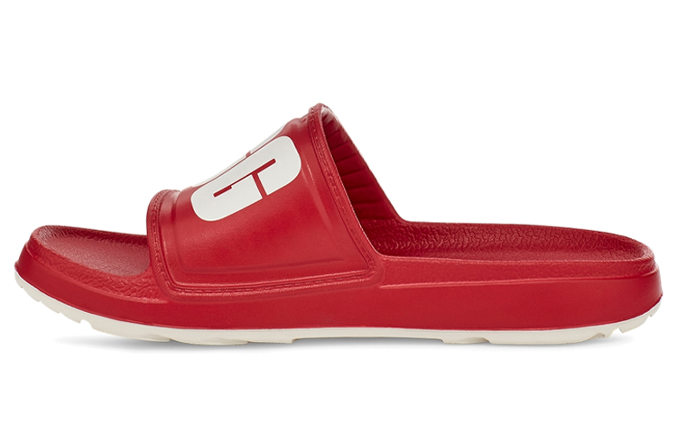 (Women) UGG Wilcox Slide Outdoor Sandals Red 1113457-SBR
