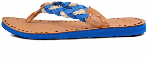 (Women) UGG Woven Flip-Flop Slippers 'Blue' 1006342W-MARB (Women) UGG Woven Flip-Flop Slippers 'Blue' 1006342W-MARB
