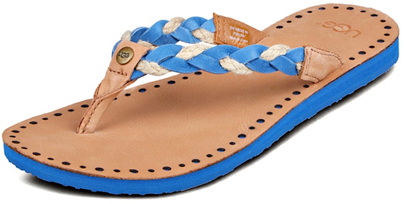 (Women) UGG Woven Flip-Flop Slippers 'Blue' 1006342W-MARB Order (Women) UGG Woven Flip-Flop Slippers 'Blue' 1006342W-MARB