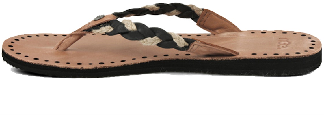 (W) UGG 블랙 우븐 플립플랍 1006342W-BLK Buy (W) UGG 블랙 우븐 플립플랍 1006342W-BLK