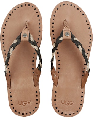 (W) UGG 블랙 우븐 플립플랍 1006342W-BLK Lookbook (W) UGG 블랙 우븐 플립플랍 1006342W-BLK