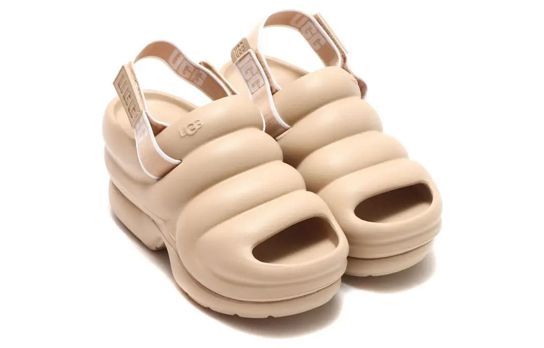 (W) UGG atmos pink Sandals 'Beige' 圖 2