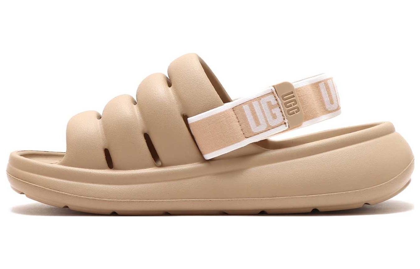 (Women) UGG x Atmos Pink Sport Yeah Sandals 'Driftwood' 1126811-dri
