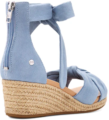 UGG Yarrow 楔形鏤空坡跟露趾涼鞋 女款 藍色 Purchase UGG Yarrow 楔形鏤空坡跟露趾涼鞋 女款 藍色