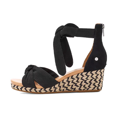 (W) UGG Yarrow Wedge 'Fashion Simple Black'